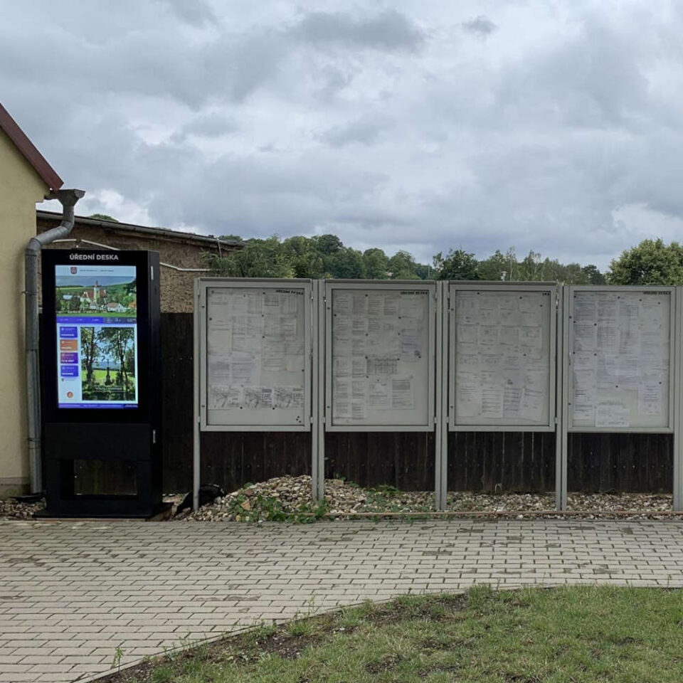 město Raspenava má novou venkovní elektronickou úřední desku