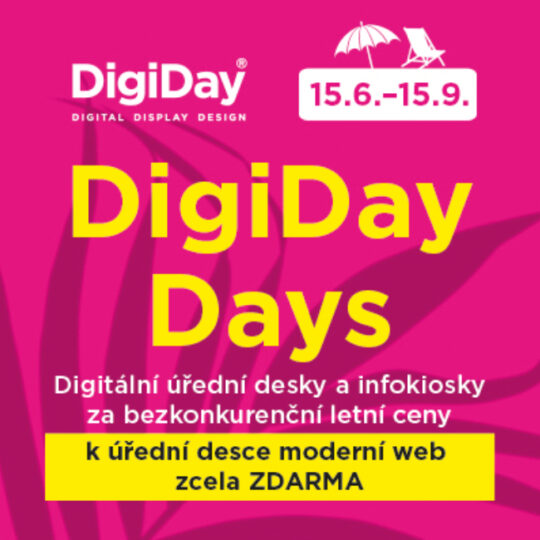 Letní DigiDay Days: Moderní řešení pro obce budoucnosti